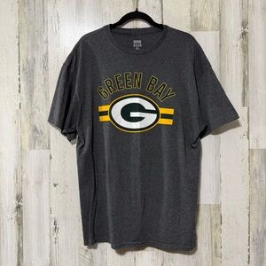 Green Bay Packers Men's Charcoal Short Sleeve Tee